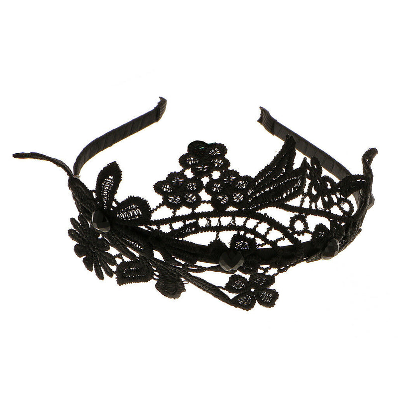 Charm Gothic Lace Flower Simple Headband Handmade Hairband Hair Accessories