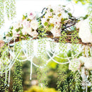 Artificial Simulation Weeping Willow Wall Hanging Garden Decor New T6F1