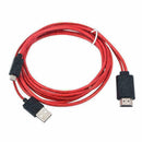 1pcs 2M HDMI Cable For Micro USB to HDMI V3J0 Adapter Converter