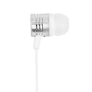 3.5mm Wired Earphones Super Bass Stereo In-Ear Earbuds for Phone (White)