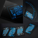 55Pcs/Set Poker Waterproof Plastic PVC Set Playing Cards Pure Black Regular Hot