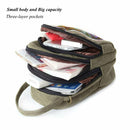 Embroidery Canvas Crossbody Bag Cell phone Pouch Coin Purse for Women Girls J5S1