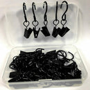 40pcs Gutter Hangers for Lights Patio Clips String Hangers Multifunctional Hooks