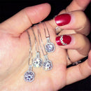Fashion Women Crystal Charm Pendant Jewelry Chain Statement Choker Necklace Gift