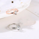 Trendy Rhinestone Animal Rings For Women Hip Hop White Crystal Rabbit Ring