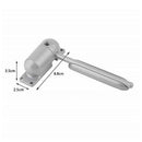 Spring Door Closer Fire Rated Adjustable Surface Mounted Door Stopper Gray