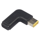 Type-C Female to Square Male PD Power Adapter Converter for Lenovo Thinkpad A