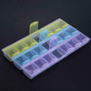 21 Grids Weekly Pills Storage Box Candy Sundries Container Home Organizer A
