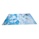 5x7ft White Clouds and Blue Sky Hot Air Balloon Photo Backgrounds no Wrinkl