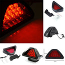Universal F1 Style 12 LED Red Rear Tail Third Brake Stop Safety Lamp Light QAN