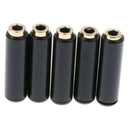 5 Pieces in 1 Pack 3.5mm Headphone Female Plugs, Soldering 4 Poles, Suitable for