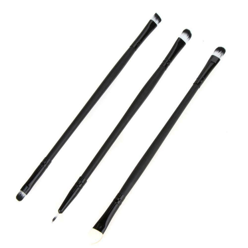 20pcs Make Up Tool Brush Kit Foundaton Eyeshadow Brushes Eyebrow Black A