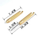 Brass Capsule Mini Knif Multifunction Bottle Opener EDC Tool Portable Keychain