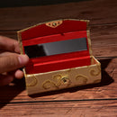 Fashion 9*3.5cm Lipstick Case Holder With Mirror Inside&Snap-On Closu BNAUFS 3C