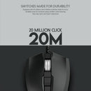 1X(Fantech X14 Gaming Mouse Wired Usb 7 Buttons 1.5M Rgb Light 11 Modes For