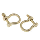30mm Brass Metal D-Ring  Rings for Straps Bag Making Leathercraft