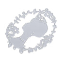 Metal DIY Wreath Woman Cutting Dies Stencils Scrapbook Card Making Craft Decor