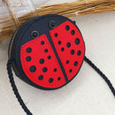Ladybug Cute Children'S Shoulder Bag Personality Wild Purse Mini Accessorie O5T9