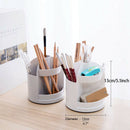 Functional 7 Compartments Rotating Pen Pencil Holder Desk Organizer Plastic