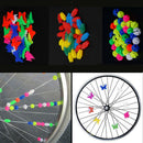 Bike Wheel Spoke Beads Kit Set - 62Pcs Cute Biking Cycling Accessories for Kids