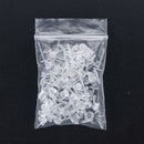 50pcs Plastic Clear Stem Rubber Anti-Allergy Ear Stud Earring Replacement Bulk