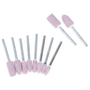 10pcs 3.0 cylindrical cone grinding wheel bit head hand polishing DIY OZ