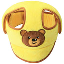 Soft Baby Anti Fall Head Protection Cap Adjustable Safety Helmet (Yellow)