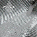 Design Set of 8 Placemats 45 x 30 CM PVC Weaves Gray Y3U9