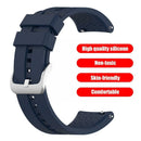 Sports Silicone Watch Band for Huawei Watch GT Elegant 42mm (Dark Blue)