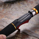 52cm FRP Black+Red Portable Lightweight Winter Ice Fishing Casting Rod