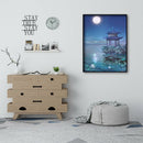 Mosaic Picture Bead Craft River Pavilion Full Drill Round Diamond Painting