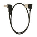 2pcs USB A Male to USB B Male Right Angle Printer Cable Lead Connector