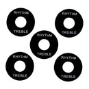 10 Pieces 3-way Switch Plate Rythm Treble Ring for LP/EPI Electric Guitar