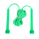 Skipping Rope PVC Adjustable Jump Rope Training Exercise Equipment (Green) A
