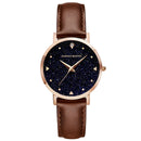 Hannah Martin Movement Night Flash Starry Sky Dial Stainless Steel Waterpro