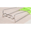 Stainless Steel Plate Gripper Clip Retriever Tongs Kitchen Hot Dishes Bowl Pot