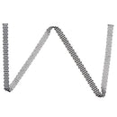 1 yd Black Rhinestone Beaded Ribbon Chain Trim Embellishment DIY Crafts 17mm