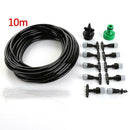 Black DIY Micro Drip Irrigation Kit System Hose Garden Atomize Plant Wateri X9F5