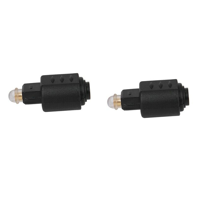 2 Packs Optical 3.5mm Female Mini Jack Plug To Digital Toslink M Audio Adap R5Z8