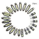 23pcs T10 10SMD Car LED Light Bulb White 194,T10,W5W,31MM, C5W Wedge Lamp Bulbs