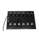 6 Gang DC 12V/24V Fused ON/OFF Toggle Switch Panel for Marine Boat Caravan