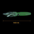 5pcs 8g/10cm Soft Squid Luminous Fishing Lures Saltwater Octopus Skirt Bait