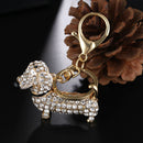 Fashion Dog Dachshund Keychain Bag Charm Pendant Keys Holder Keyring Jewelr X8E1