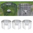 30 Plate Stove Wind Screen Foldable Camping Burner Windshield Outdoor Cooking