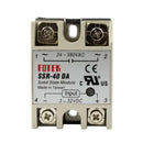 Fotek Control Solid State Relay Module SSR-40DA 40A 24-380V AC 3-32V DC Input