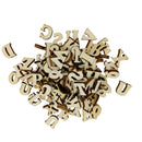 400 Pieces Mixed Wooden Letters and Numbers Craft Pieces