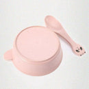 2 Pcs/Set Baby Feeding Food Tableware Panda Wheat Kid Dishes Eco-Friendly C K2I1