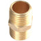 Solid Brass 1/4" PT Male Thread Water Hose Pipe Straight Connector