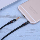 1 Female to 2 3.5mm Male Plug Y Splitter Stereo Mic Audio Adapter Cable K1B