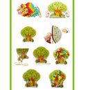 Baby Toddler Wooden Threading Beads Lacing Shapes Activity Cognition Toys